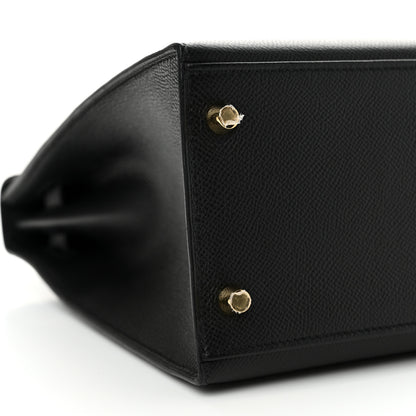 Hermes Epsom Kelly Sellier 32 Black 9 of 11