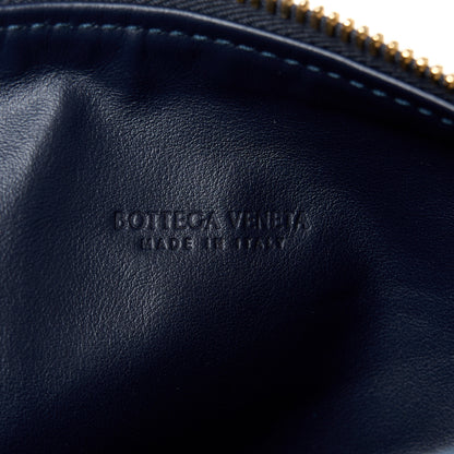 Bottega Veneta Denim Boucle Wallace Shoulder Bag Navy White Space 6 of 11