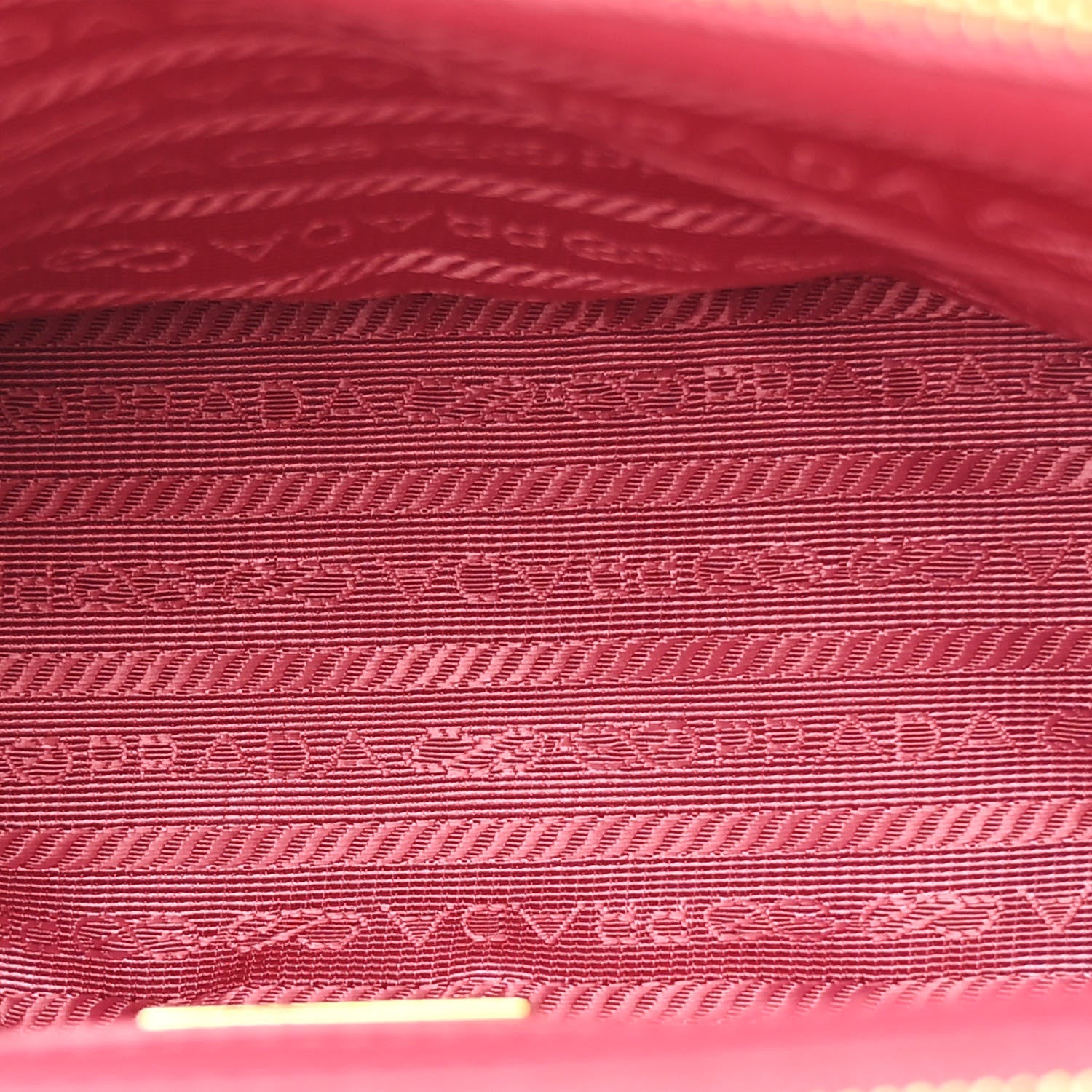 Prada Saffiano Lux Micro Galleria Double Zip Tote Peonia 5 of 11
