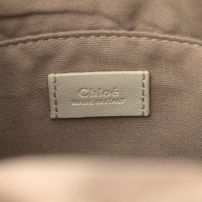 Chloe Smooth Calfskin Mini Roy Bucket Bag Natural White 7 of 15