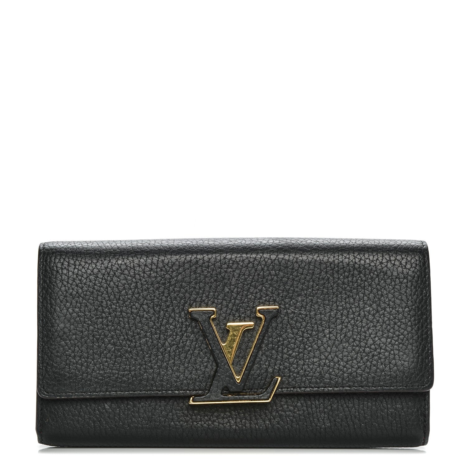 Louis Vuitton Taurillon Capucines Wallet Black 1 of 7