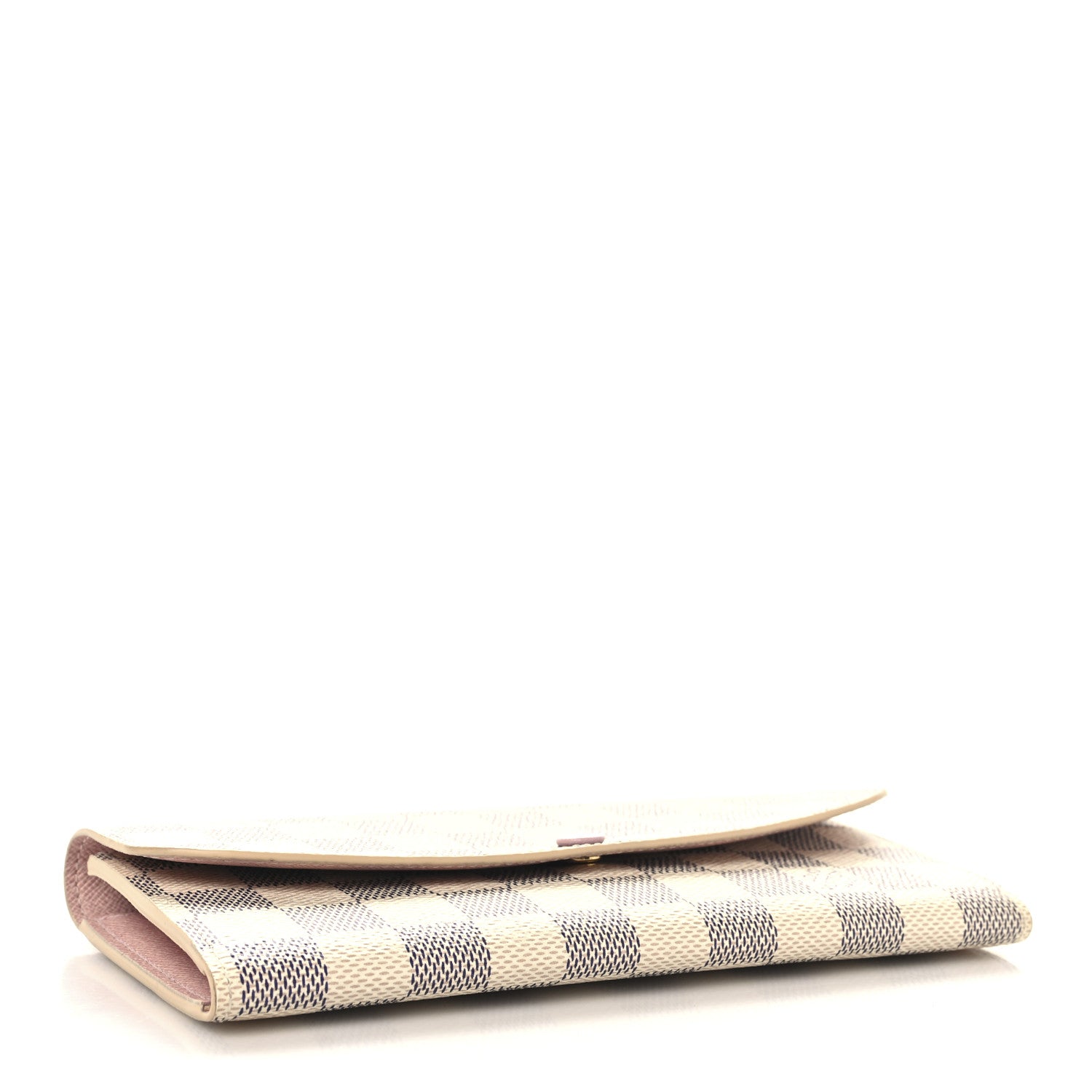 Louis Vuitton Damier Azur Emilie Wallet Rose Ballerine 4 of 7