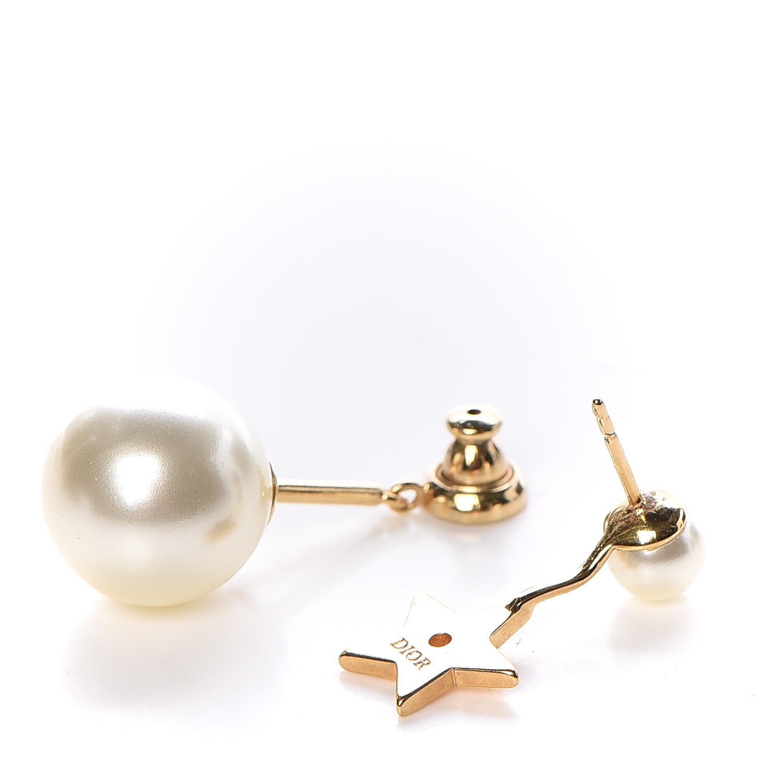 Christian Dior Pearl My ABCDior Tribales Etoile Earring Gold 4 of 4