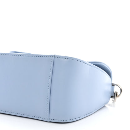 Gucci Calfskin Matelasse Mini GG Marmont Top Handle Shoulder Bag Porcelain Light Blue 10 of 13
