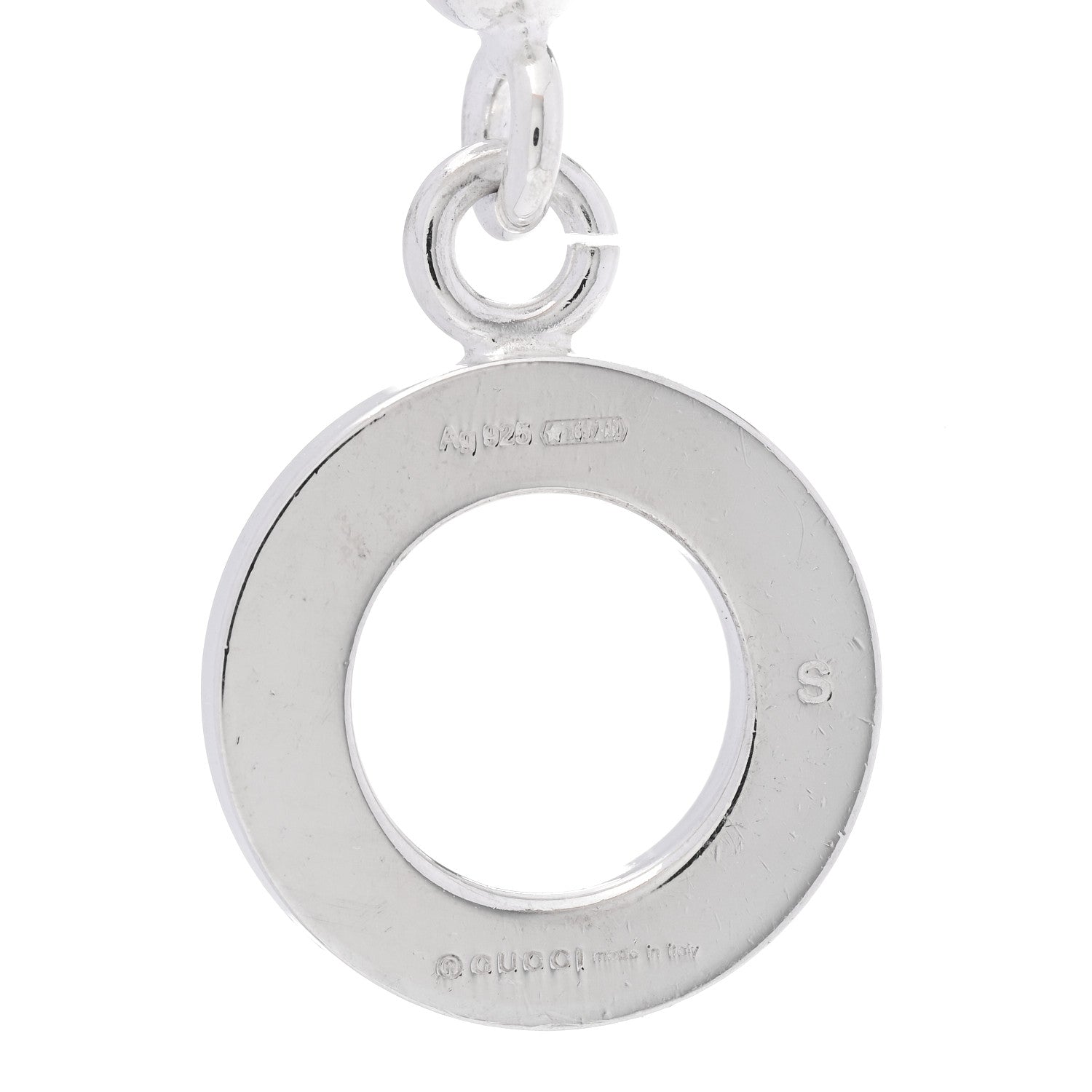 Gucci Sterling Silver Boule Toggle Necklace 6 of 6