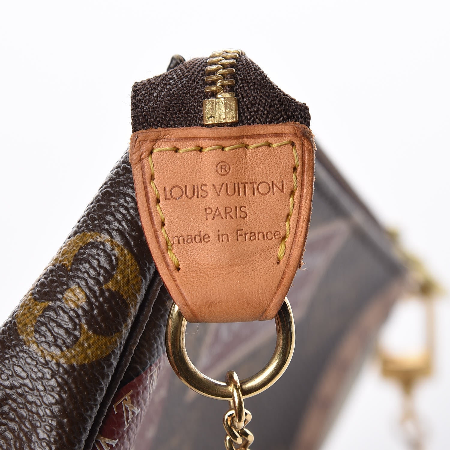 Louis Vuitton Monogram Stamp Mini Pochette Accessories 6 of 9