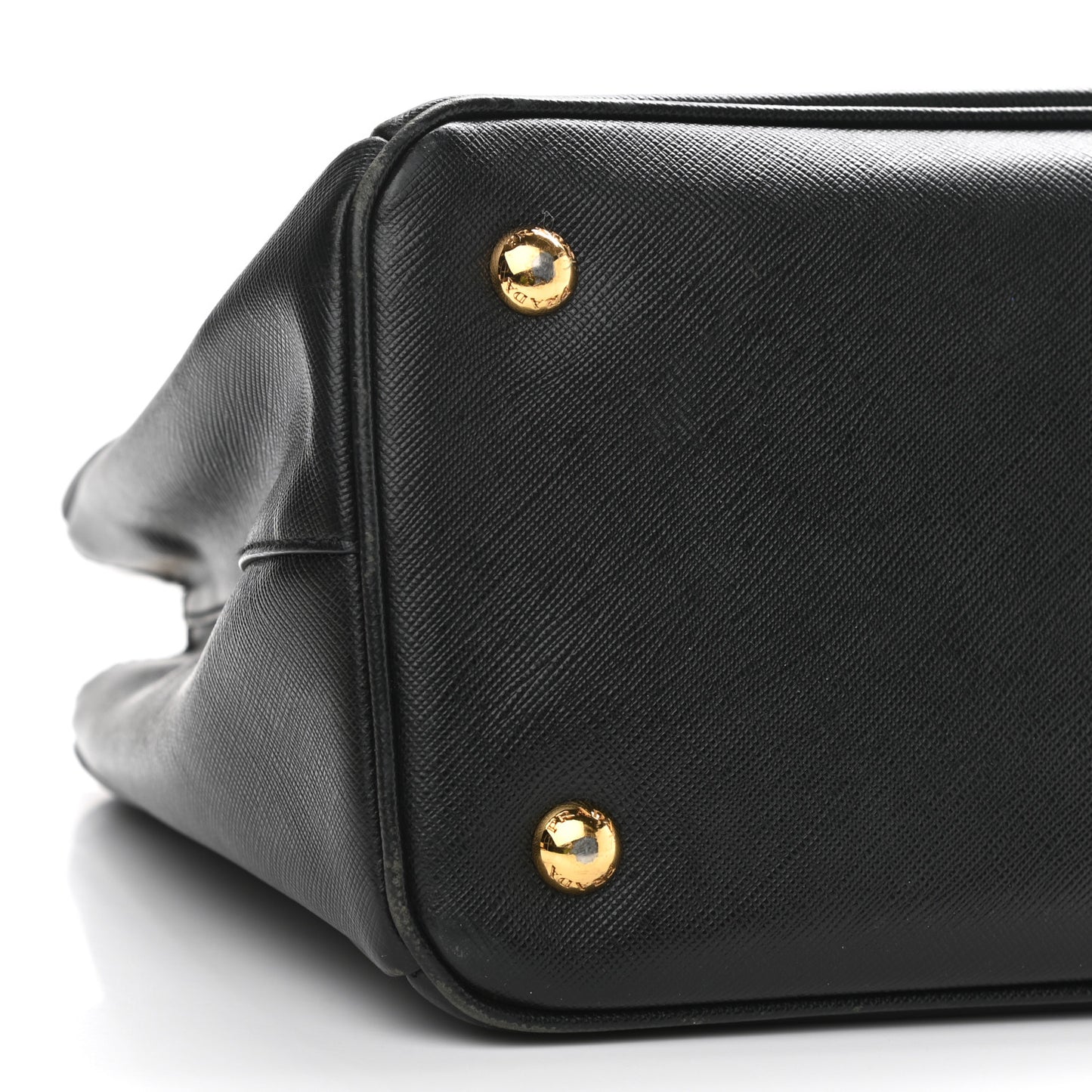 Saffiano Lux Medium Tote Black