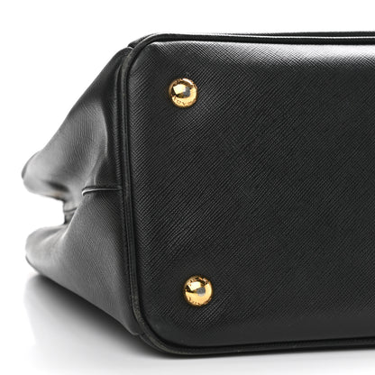 Prada Saffiano Lux Medium Tote Black 9 of 14