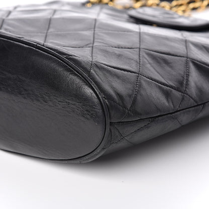 Chanel Lambskin Quilted Shoulder Bag Black 10 of 13