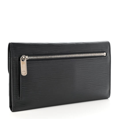 Louis Vuitton Epi Eugenie Wallet Black 3 of 8