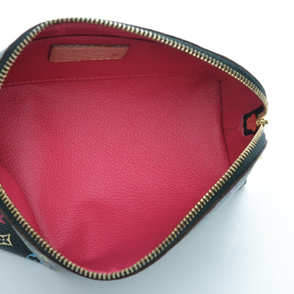 Louis Vuitton Monogram Multicolor Cosmetic Pouch Black Grenade 5 of 7