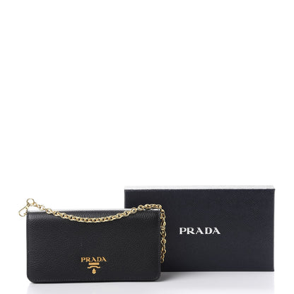 Prada Vitello Daino Mini Chain Bag Nero Black 11 of 11
