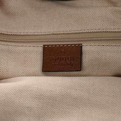 Gucci Metallic Calfskin Medium Sukey Tote Brown 6 of 10