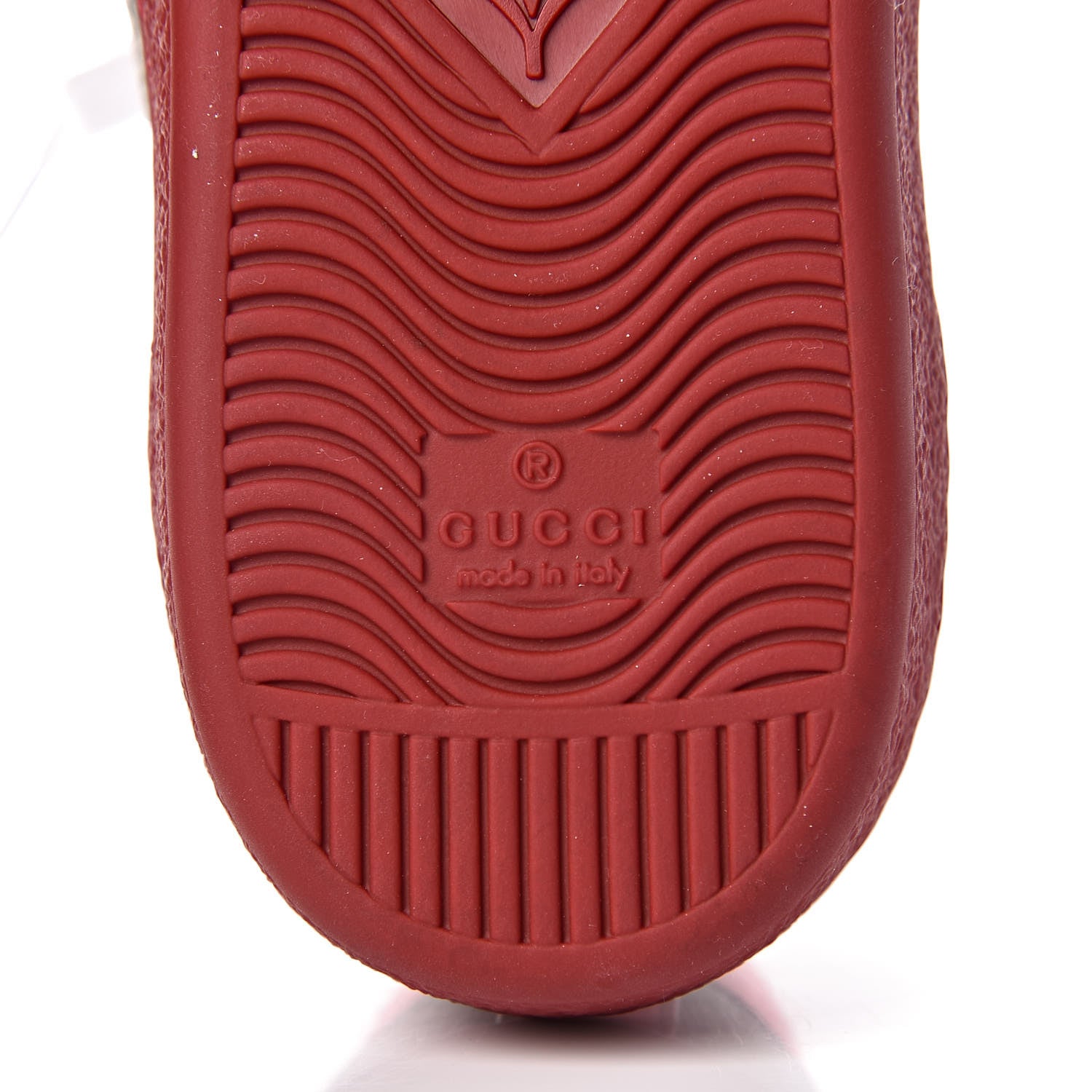 Gucci GG Supreme Monogram Mens New Ace Low-Top Sneaker 7 Beige Red 7 of 10