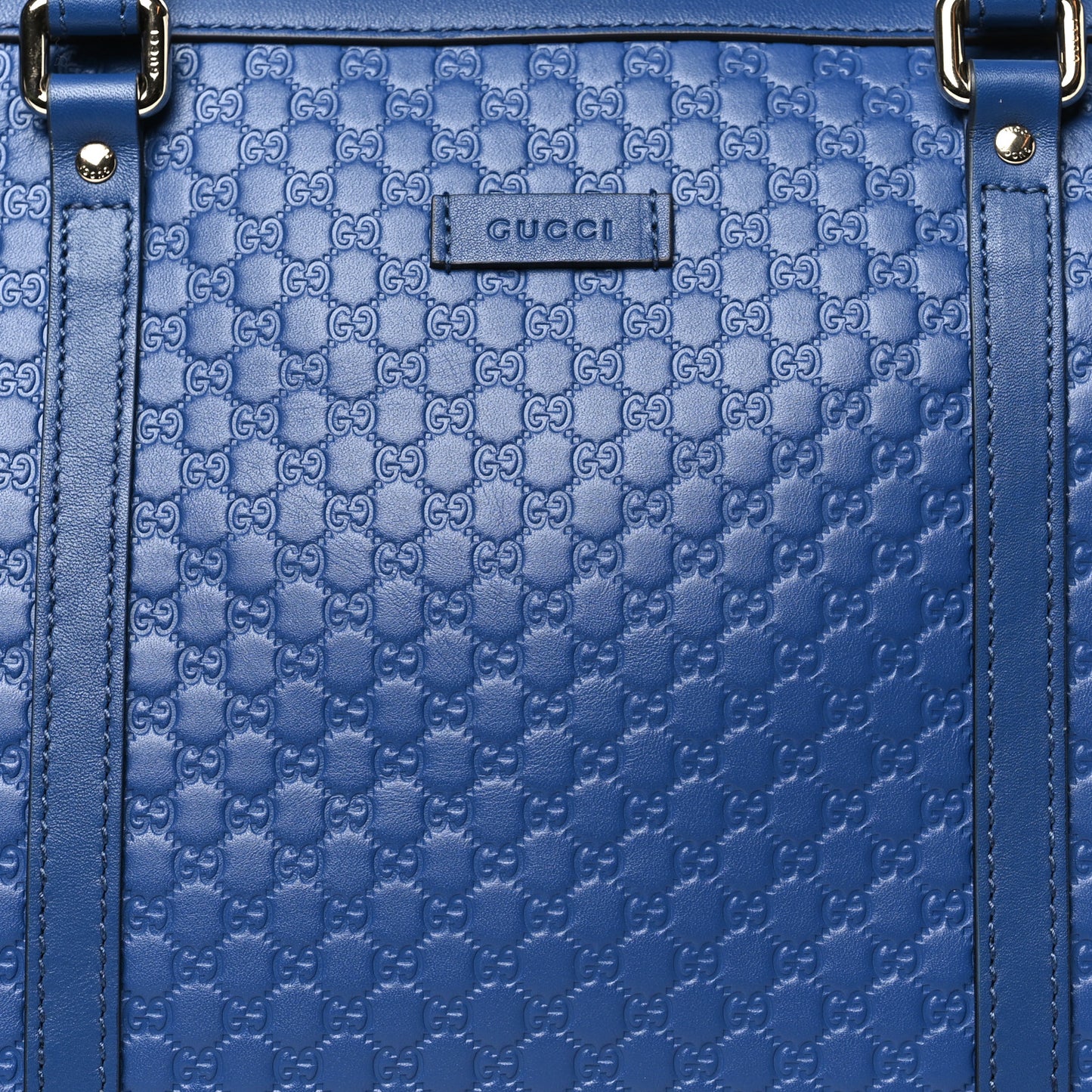 Soft Microguccissima Small Zippered Satchel Caspian