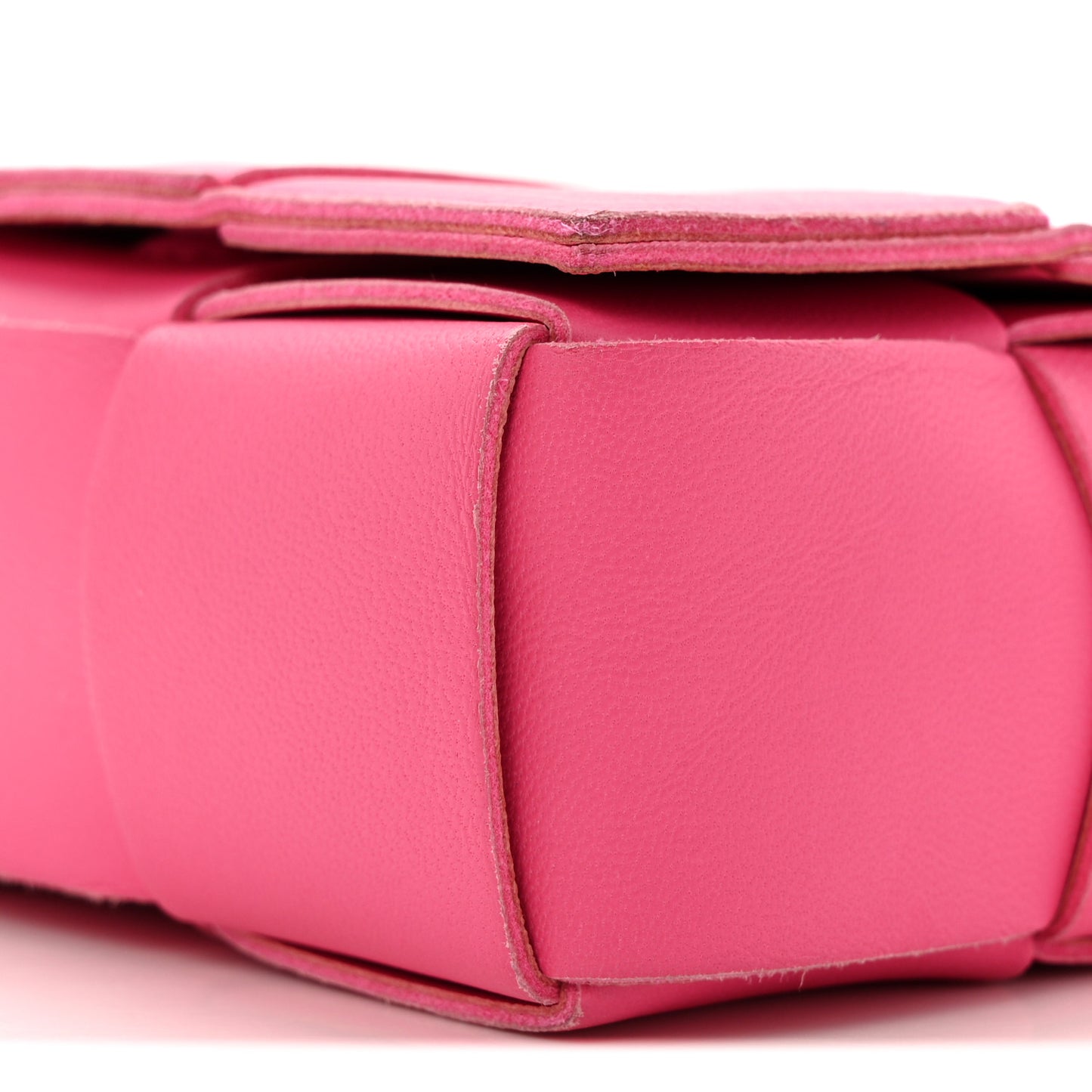 Lambskin Maxi Intrecciato Extra Mini Cassette Crossbody Bag Bon Bon