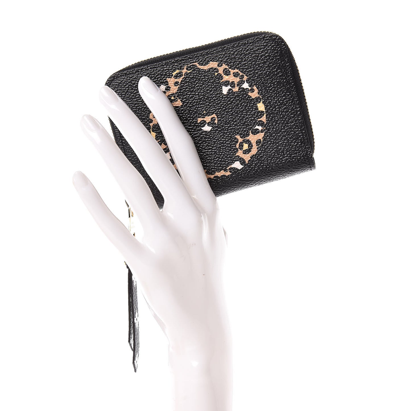 Monogram Giant Jungle Zippy Coin Purse Black