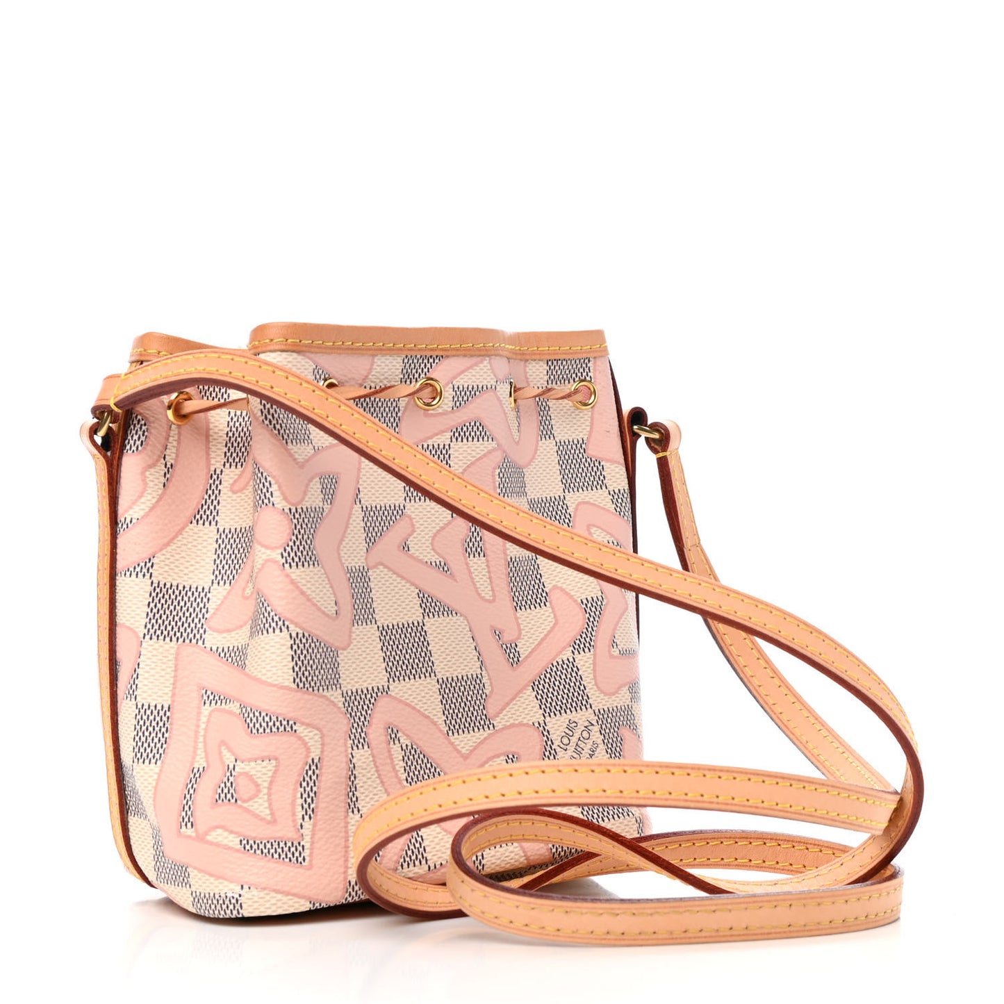 Damier Azur Tahitienne Nano Noe Rose Ballerine