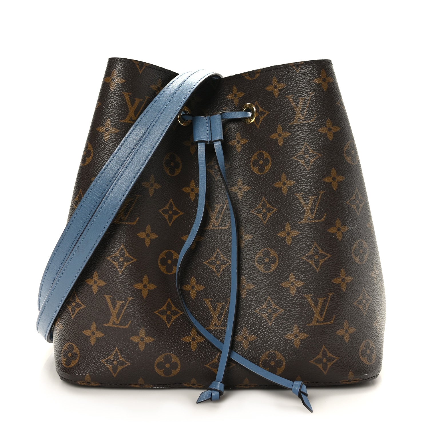 Louis Vuitton Monogram Neonoe MM Blue Jean 1 of 11