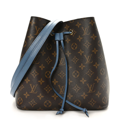 Louis Vuitton Monogram Neonoe MM Blue Jean 1 of 11