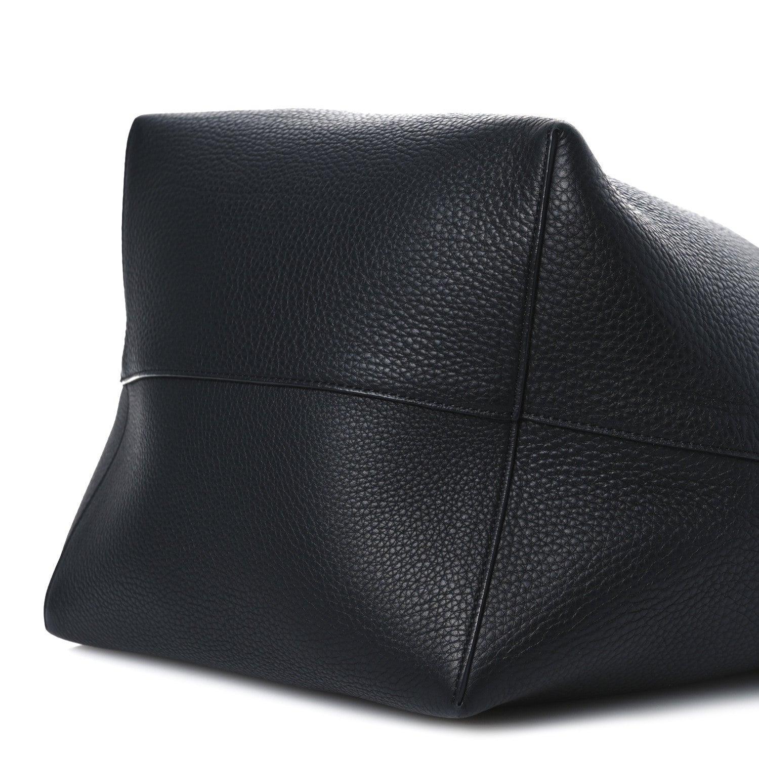 The Row Grained Calfskin Large N/S Park Tote Black 10 of 14