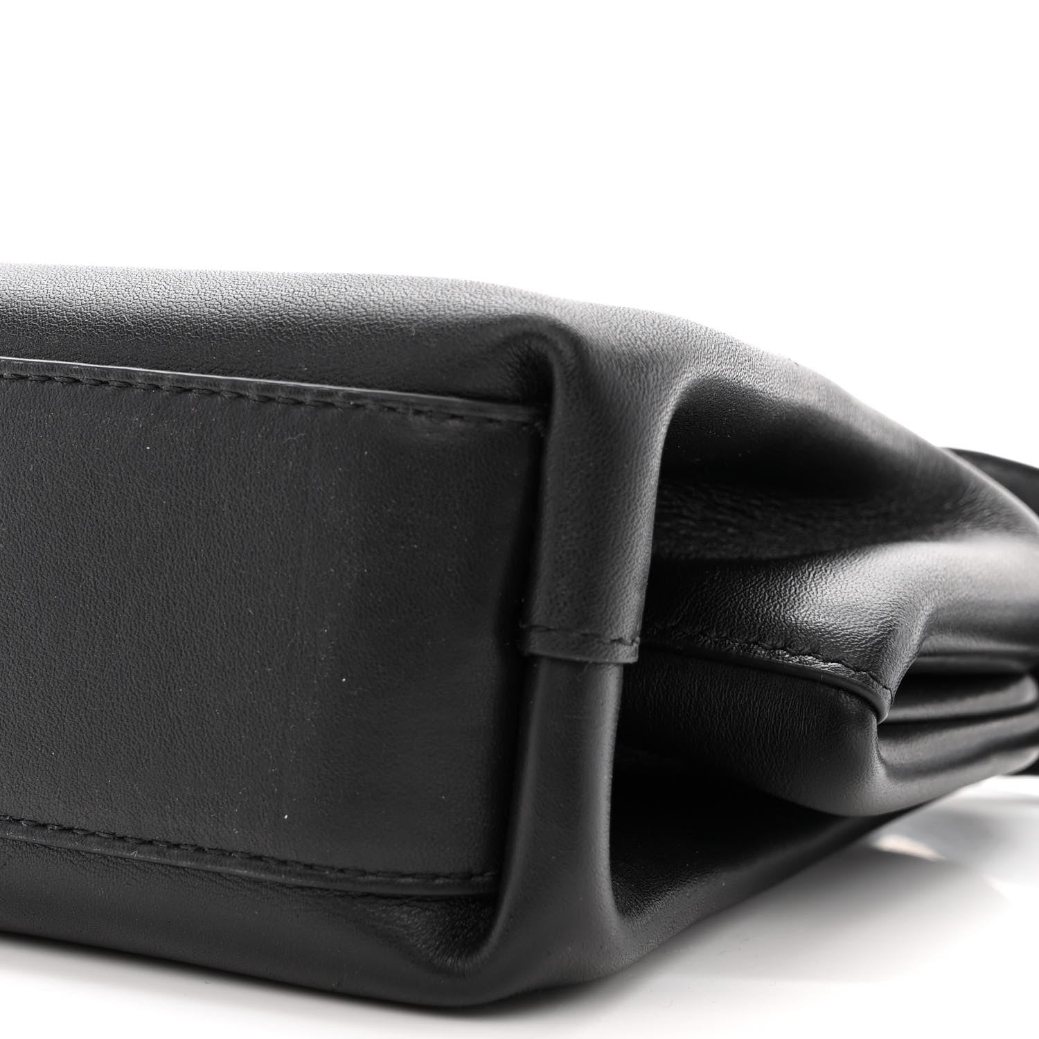 Bottega Veneta Calfskin Small The Point Triangle Bag Black 9 of 9