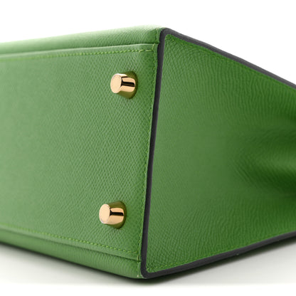Hermes Epsom Kelly Sellier 25 Vert Yucca 10 of 13