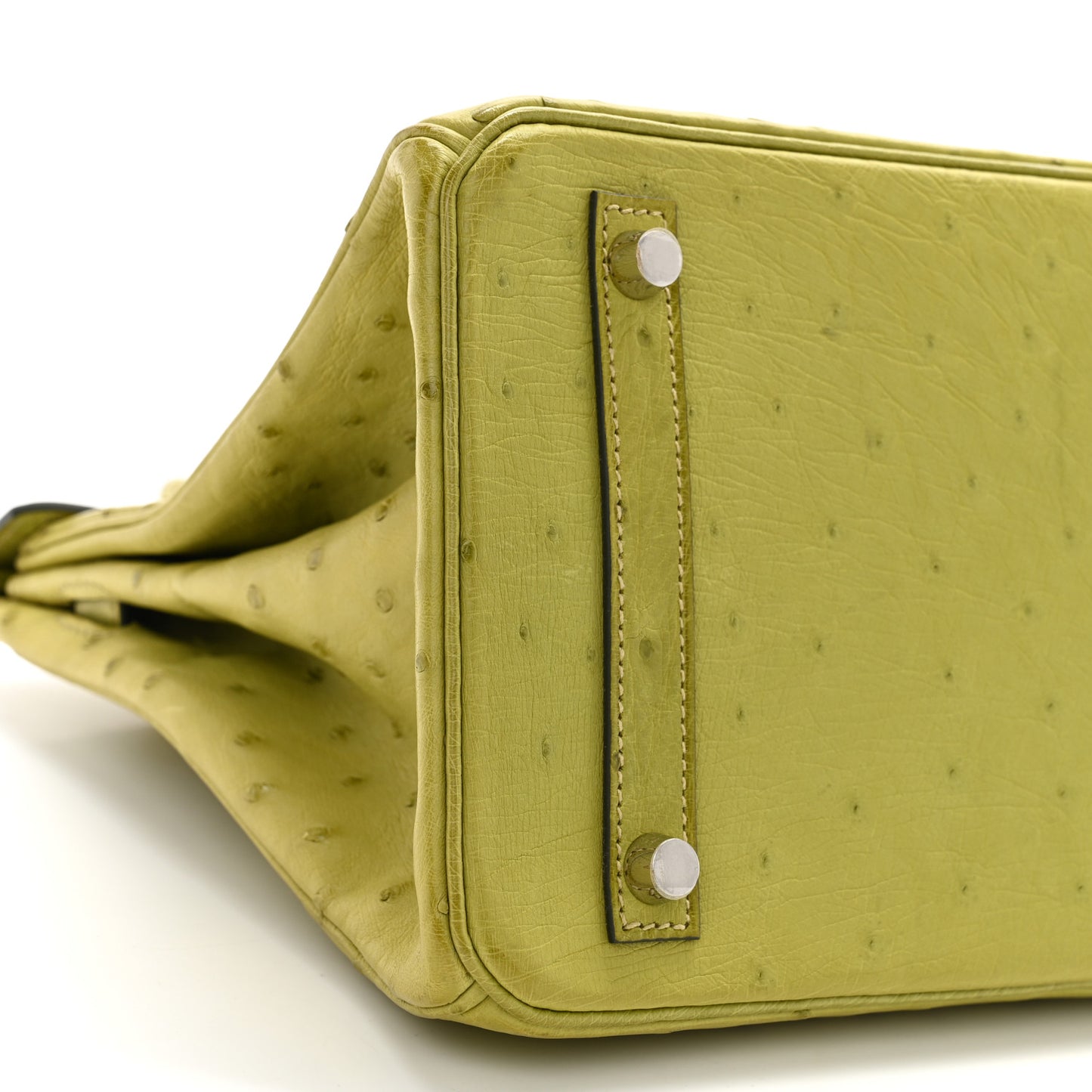 Ostrich Birkin 30 Vert Anis