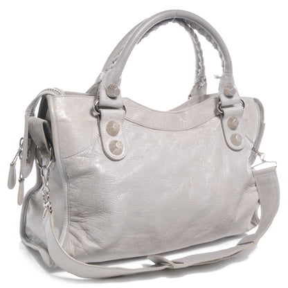 Balenciaga Agneau Giant 21 Silver Hardware City Argent 3 of 10