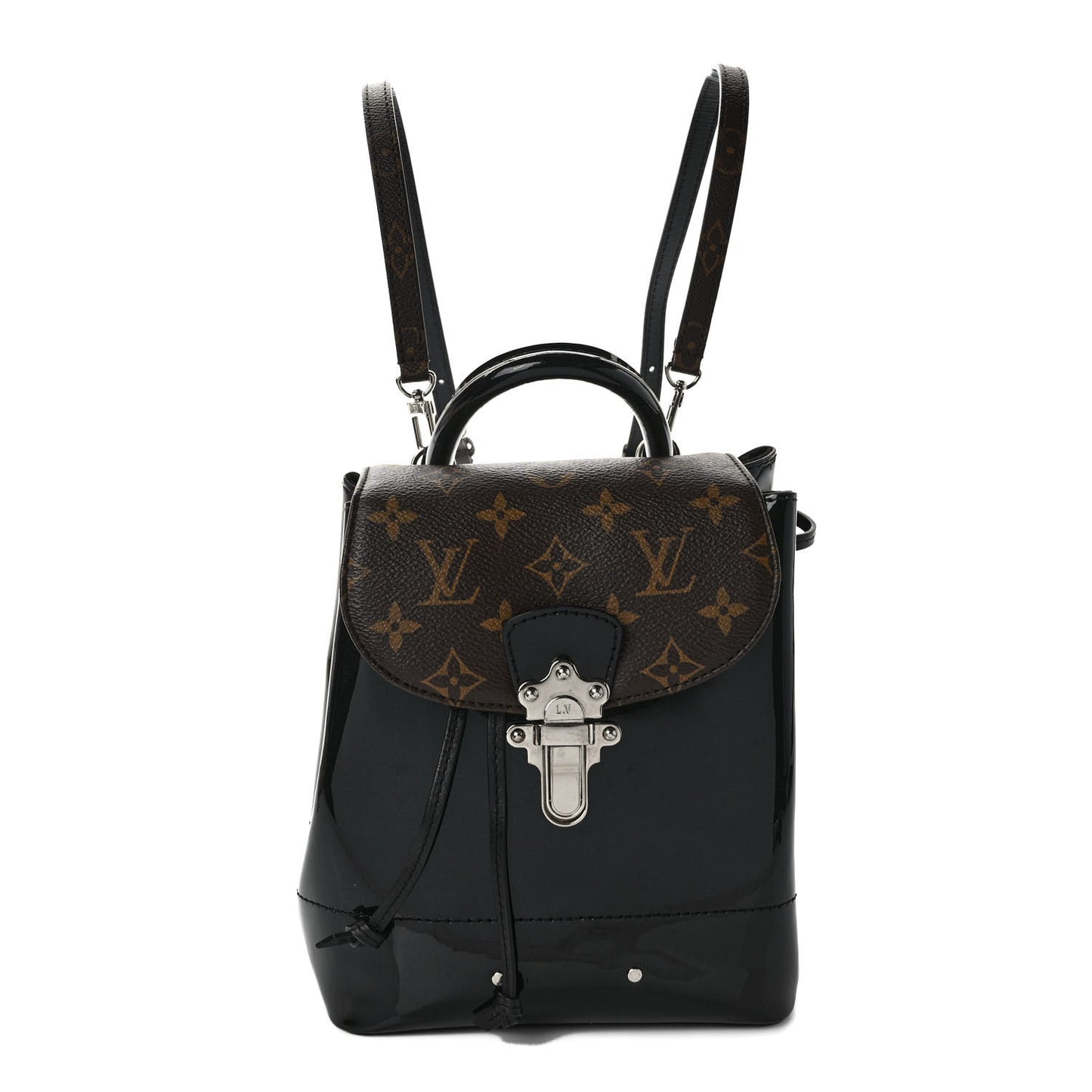 Patent Monogram Hot Springs Backpack Black
