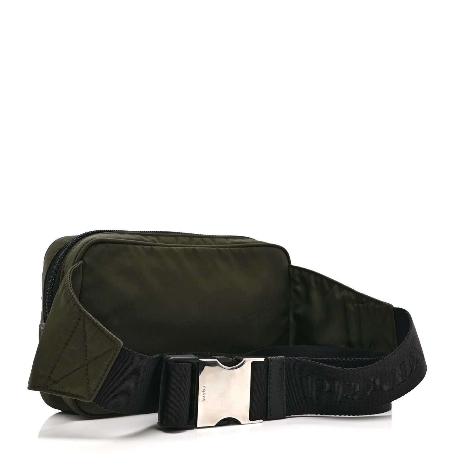 Tessuto Nylon Belt Bag Khaki
