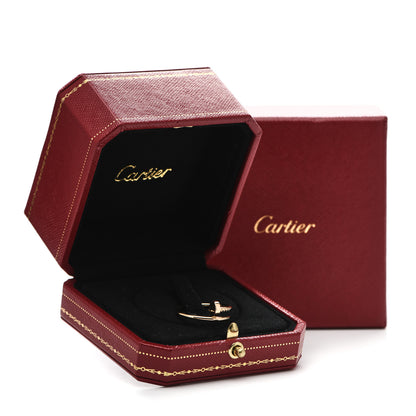 Cartier 18K Yellow Gold Small Juste Un Clou Ring 54 7 5 of 5
