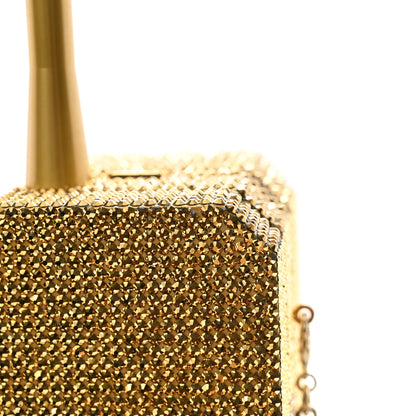 Judith Leiber Austrian Crystal Call Me Brick Phone Minaudiere Clutch Multicolor Gold 10 of 11