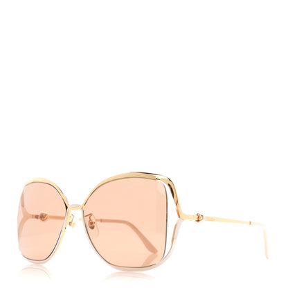 Cartier Metal Trinity Sunglasses CT0225SA Gold Silver 1 of 8