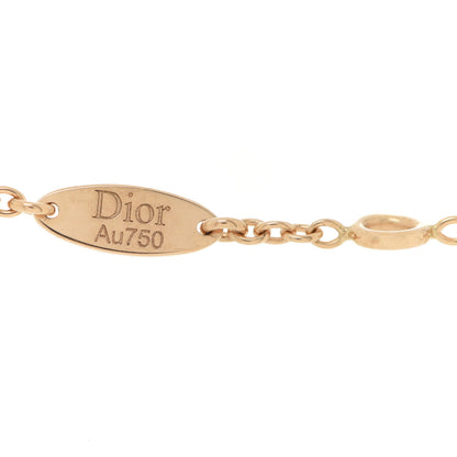 Christian Dior 18K Yellow Gold Diamond XS Rose Des Vents Necklace 6 of 7