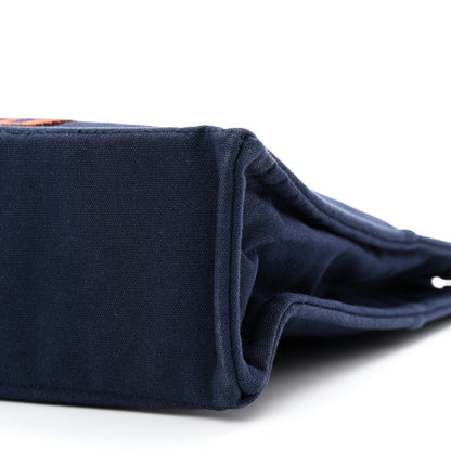 Hermes Canvas Herline GM Tote Navy 10 of 13