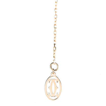 Cartier 18K Yellow Gold Diamond LM D'Amour Pendant Necklace 5 of 7