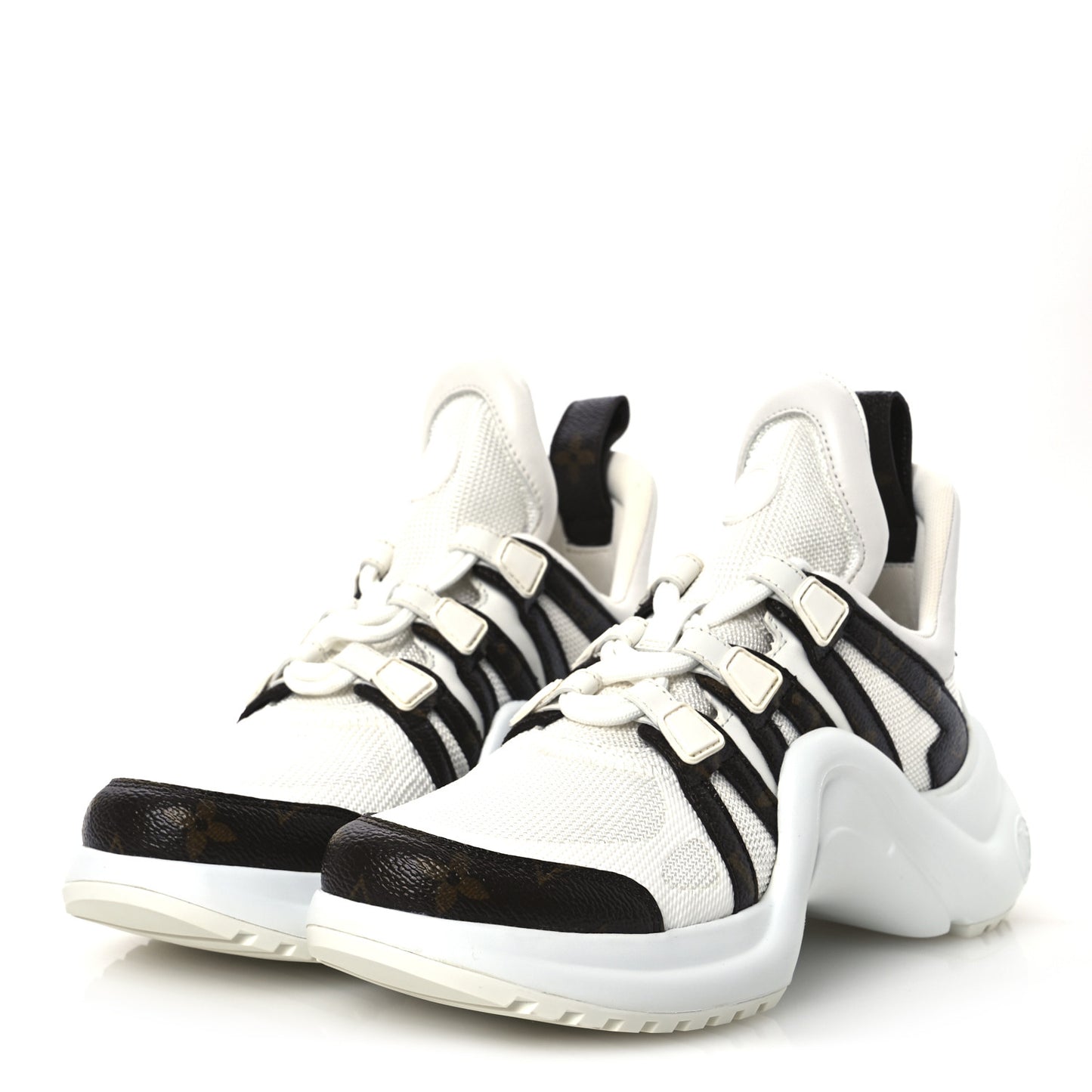Patent Monogram LV Archlight Sneakers 37 White