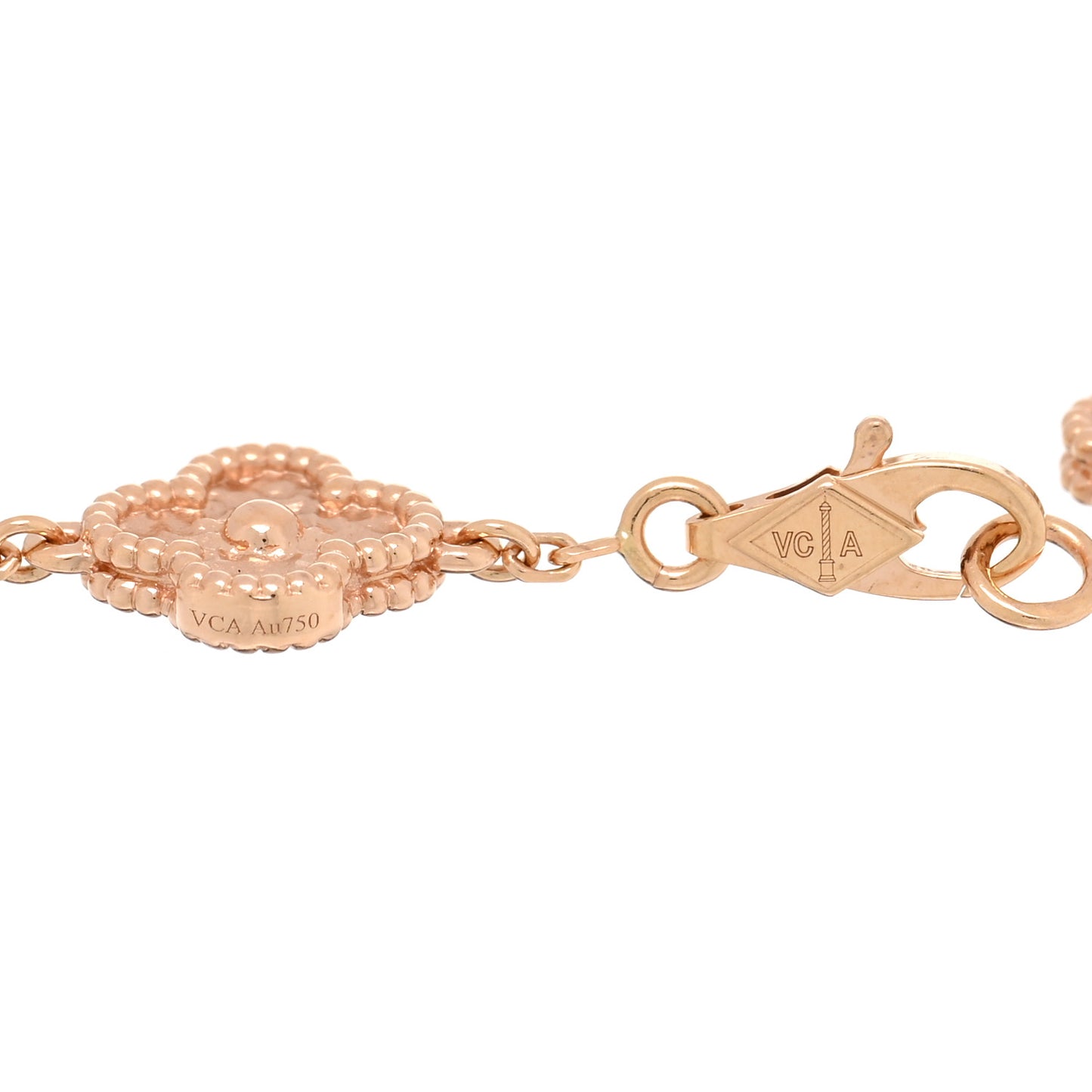 18K Rose Gold 6 Motifs Sweet Alhambra Bracelet