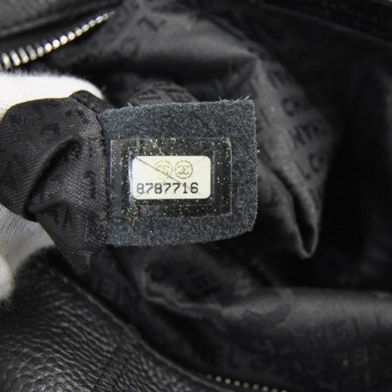 Chanel Caviar Square Stitched Small Handbag Black 7 of 9