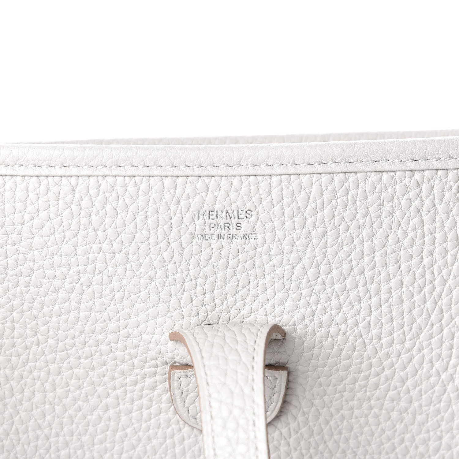 Hermes Taurillon Clemence Evelyne III PM Gris Perle 6 of 10