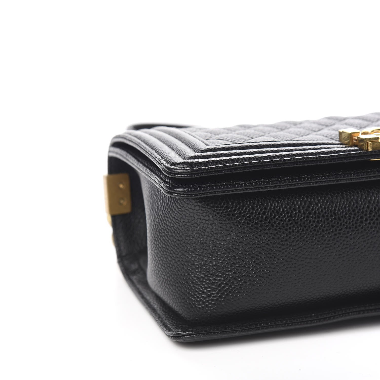 Chanel Caviar Quilted Medium Boy Flap Black 7 of 9