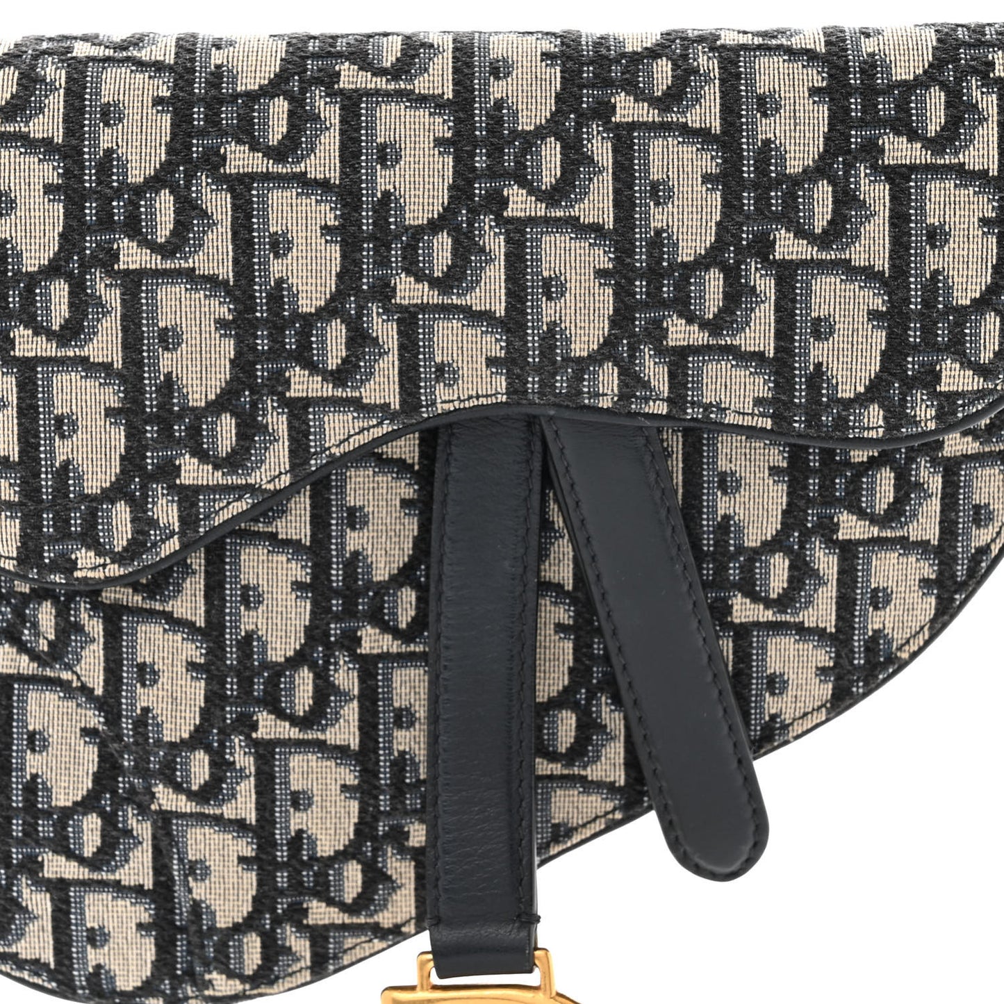 Oblique Saddle Belt Pouch Blue