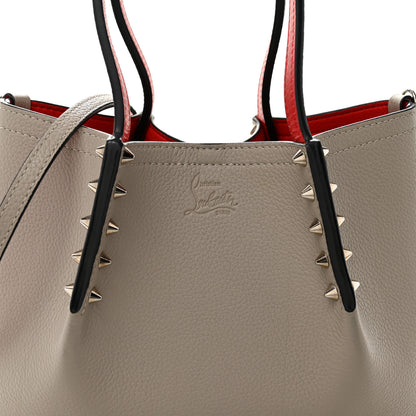 Christian Louboutin Calfskin Empire Spiked Mini Cabarock Shopper Tote Sasso 7 of 9