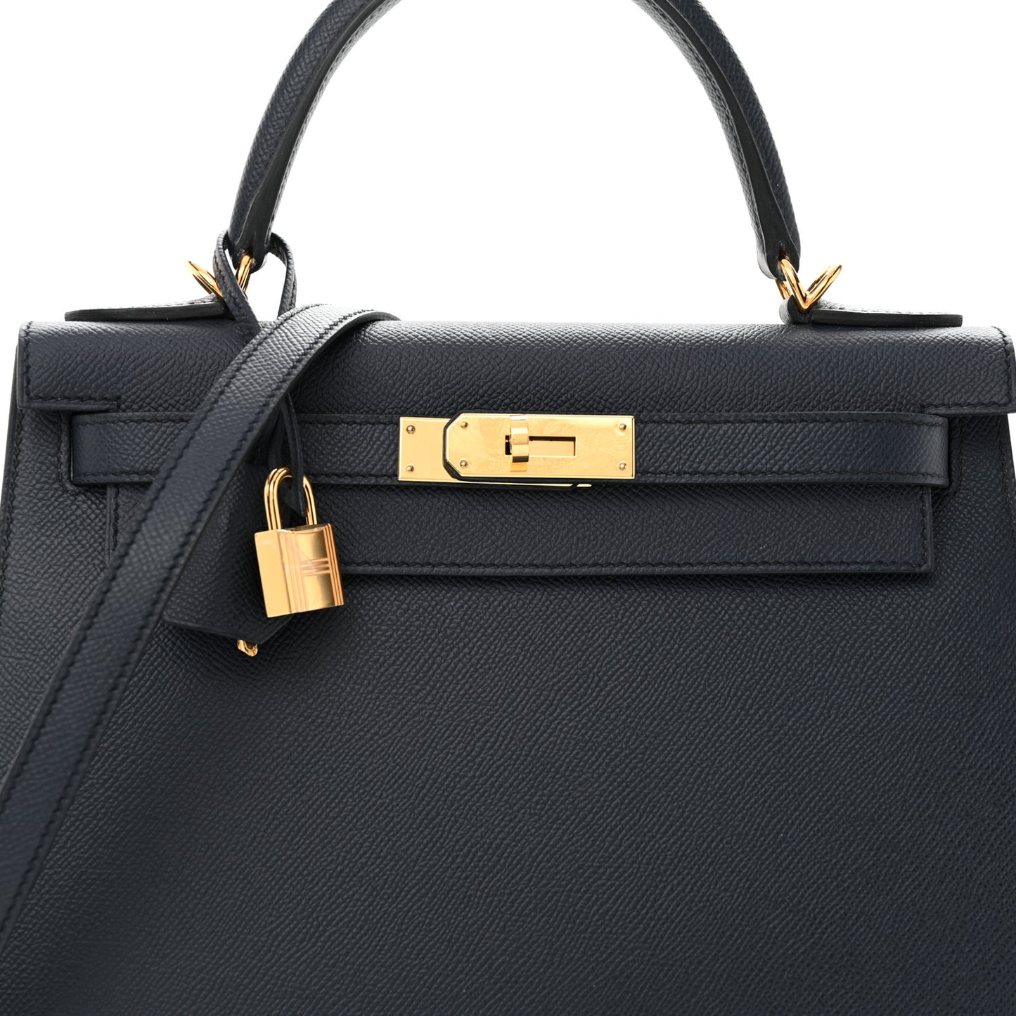 Epsom Kelly Sellier 28 Bleu Indigo