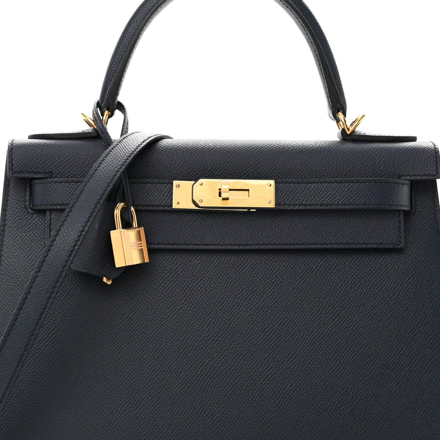 Hermes Epsom Kelly Sellier 28 Bleu Indigo 8 of 14