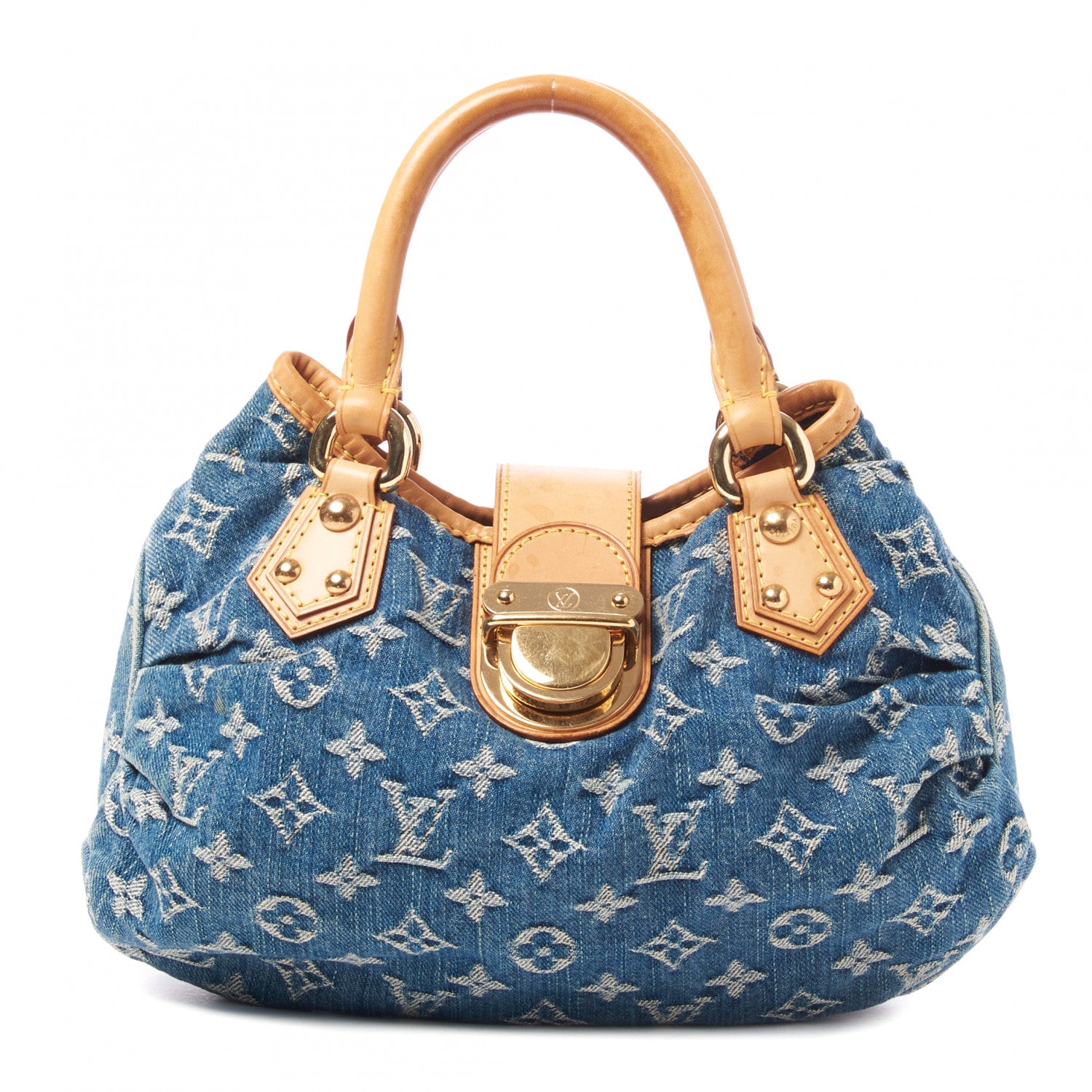 Louis Vuitton Monogram Denim Pleaty Blue 1 of 8