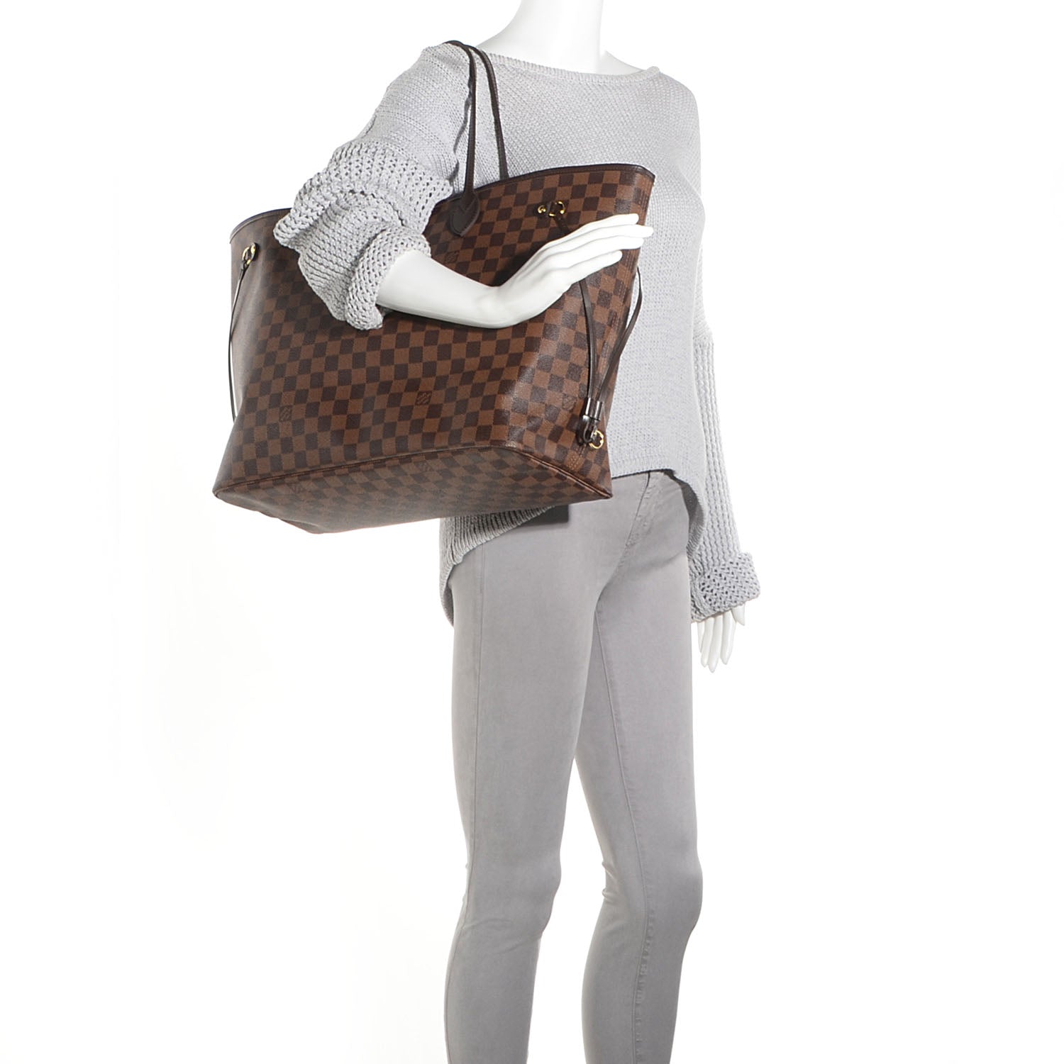 Louis Vuitton Damier Ebene Neverfull GM 2 of 8