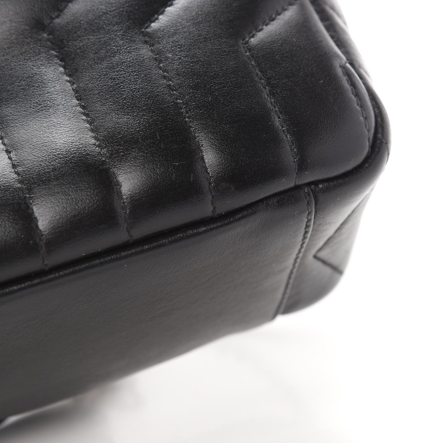 Saint Laurent Calfskin Y Quilted Monogram Mini Loulou Camera Bag Black 10 of 10