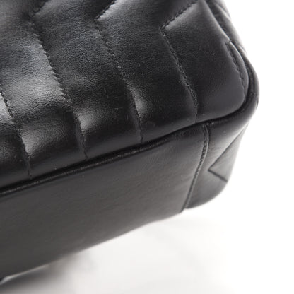 Saint Laurent Calfskin Y Quilted Monogram Mini Loulou Camera Bag Black 10 of 10